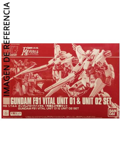 P-Bandai 1/144 HG Gundam F91 Vital Unit 1 & 2 Set