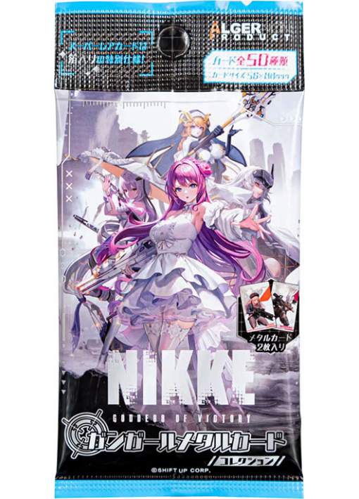 1 Sobre Goddess Of Victory NIKKE Metal Card Collection 2 Tarjetas