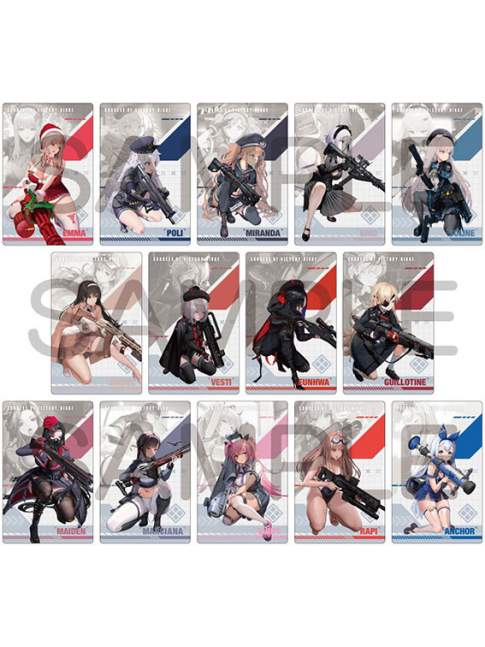 1 Sobre Goddess Of Victory NIKKE Metal Card Collection Vol.2 2 Tarjetas