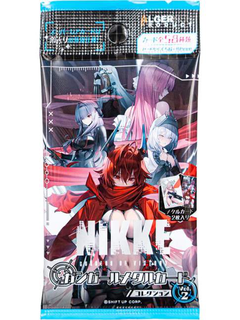 1 Sobre Goddess Of Victory NIKKE Metal Card Collection Vol.2 2 Tarjetas