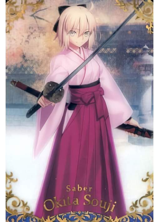 Twin Wafer Fate Grand Order Special - Saber Souji Okita - Taka No Dan