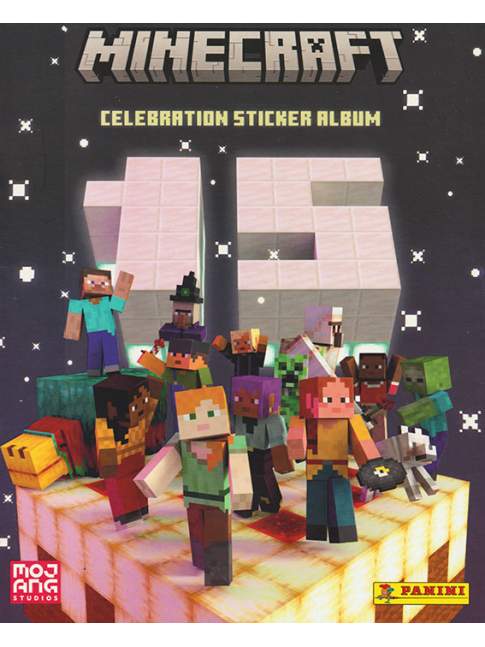 Minecraft 15 Celebration Panini Álbum y Sobres A ELECCIÓN