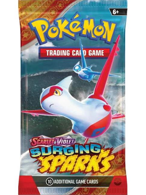 1 Sobre Pokémon Scarlet & Violet Surging Sparks Booster