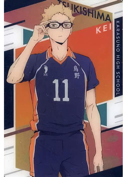 Wafer Haikyuu - Kei Tsukishima