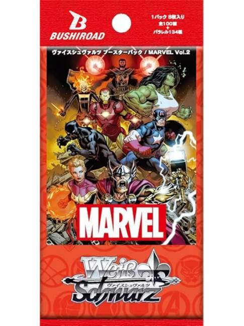 1 Sobre Weiss Schwarz Marvel Vol.2