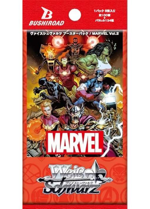 1 Sobre Weiss Schwarz Marvel Vol.2