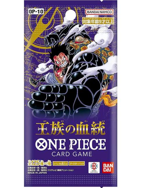 1 Sobre One Piece Card Game OP-10 Royal Blood JAPONÉS 6 CARTAS