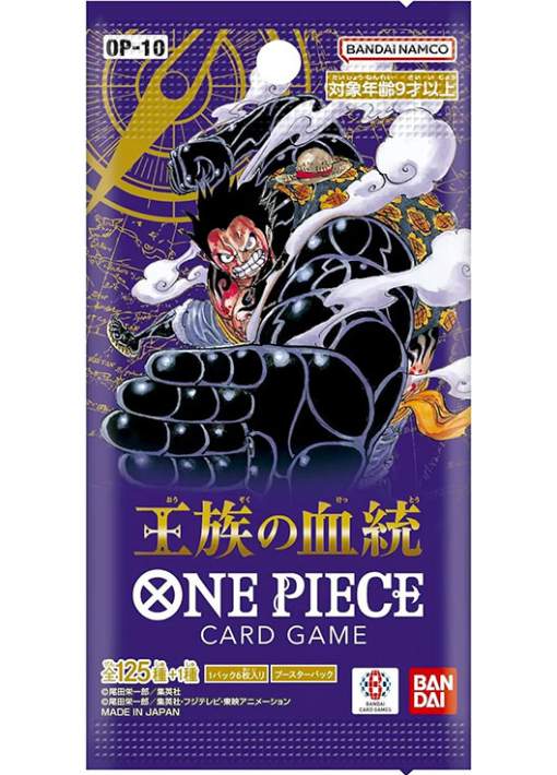 1 Sobre One Piece Card Game OP-10 Royal Blood JAPONÉS 6 CARTAS