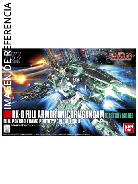 1/144 HGUC RX-0 Full Armor Unicorn Gundam Destroy Mode - Gundam Unicorn