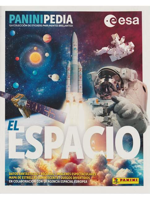 Paninipedia EL ESPACIO Panini Álbum y Sobres A ELECCIÓN