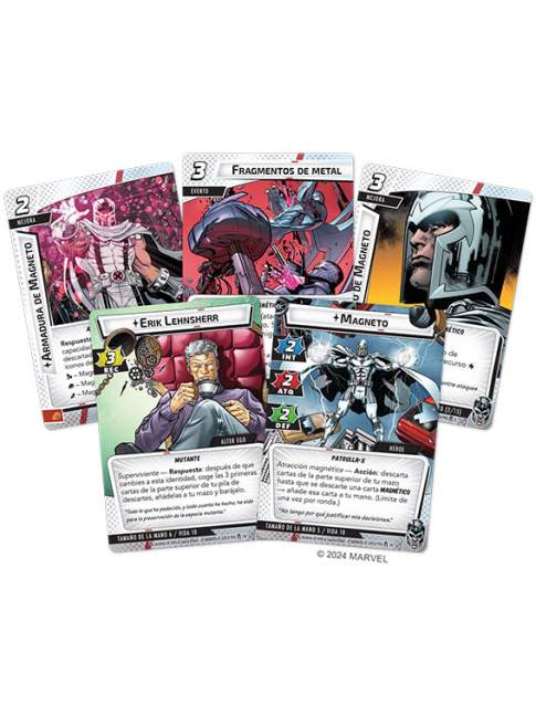 Marvel Champions: El Juego de Cartas - Magneto / Pack de Héroe