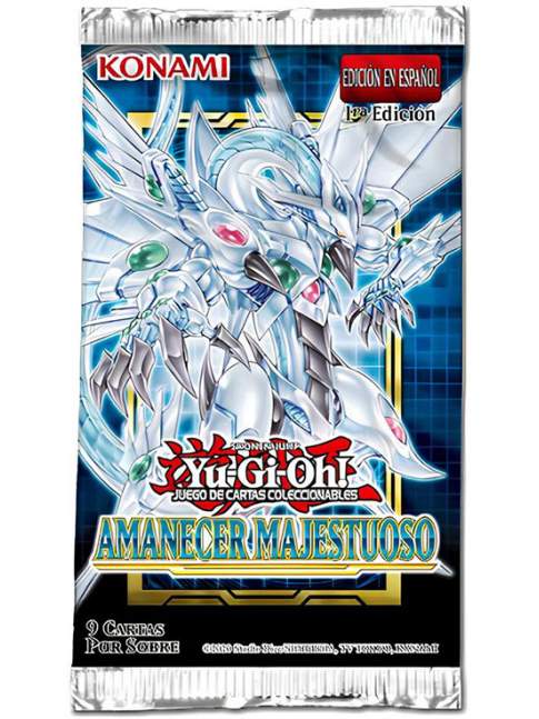 1 Sobre Amanecer Majestuoso Yu-Gi-Oh!