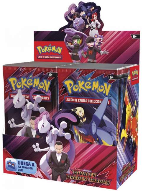 PREVENTA Caja 36 Sobres Pokémon Escarlata y Púrpura Rivales Predestinados