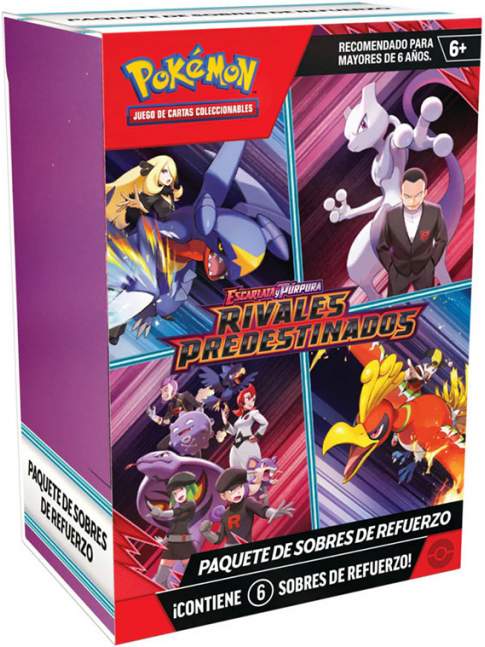 PREVENTA Pokémon Rivales Predestinados Lote de 6 Sobres