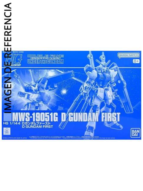 P-Bandai 1/144 HGUC MWS-19051G D Gundam First - Under the Gundam Double-Fake