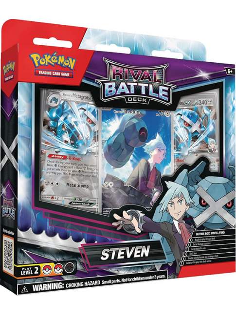 Pokémon Rival Battle Deck Steven INGLÉS