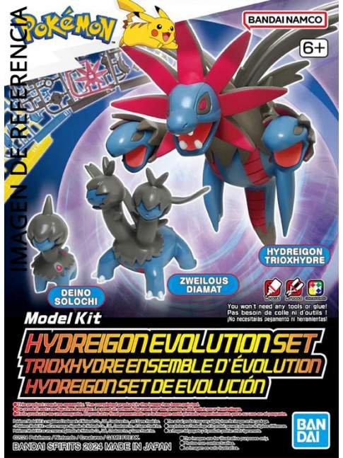 Pokémon Model Kit Hydreigon Evolution Set