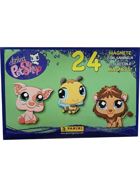 24 Sobres Littlest Pet Shop 24 Imanes CAJA SELLADA * COLECCIÓN COMPLETA