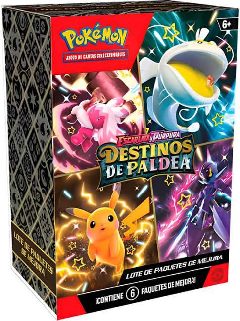 Pokémon Destinos de Paldea Lote de 6 Sobres
