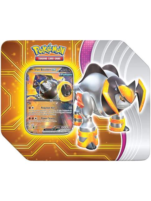 Tin Pokémon Paradox Destinies Iron Boulder ex